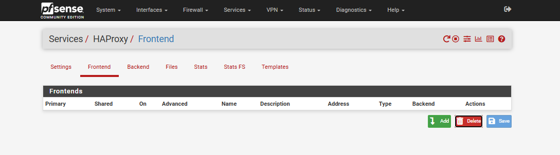  HAProxy Frontend 