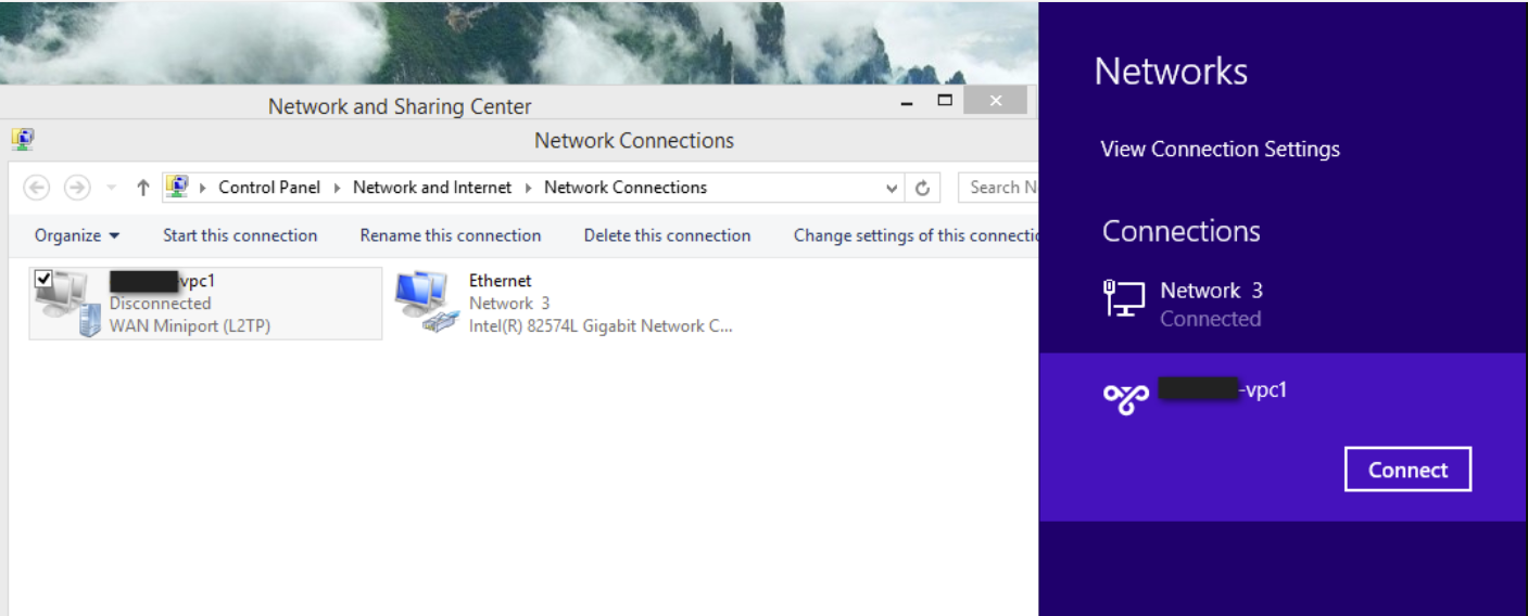 Connection Settings