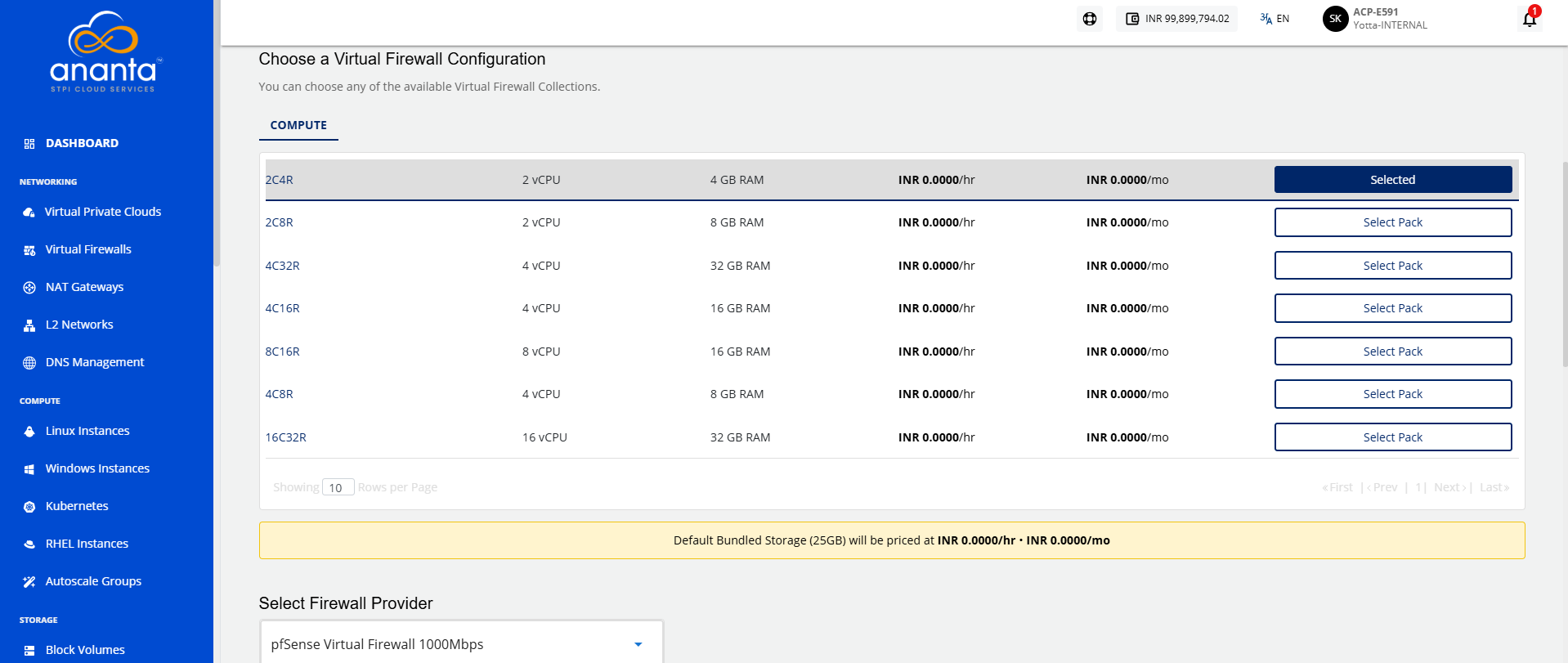 Creating a Virtual Firewall