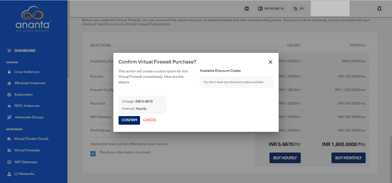 Creating a Virtual Firewall