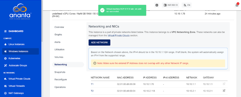 Networking Management